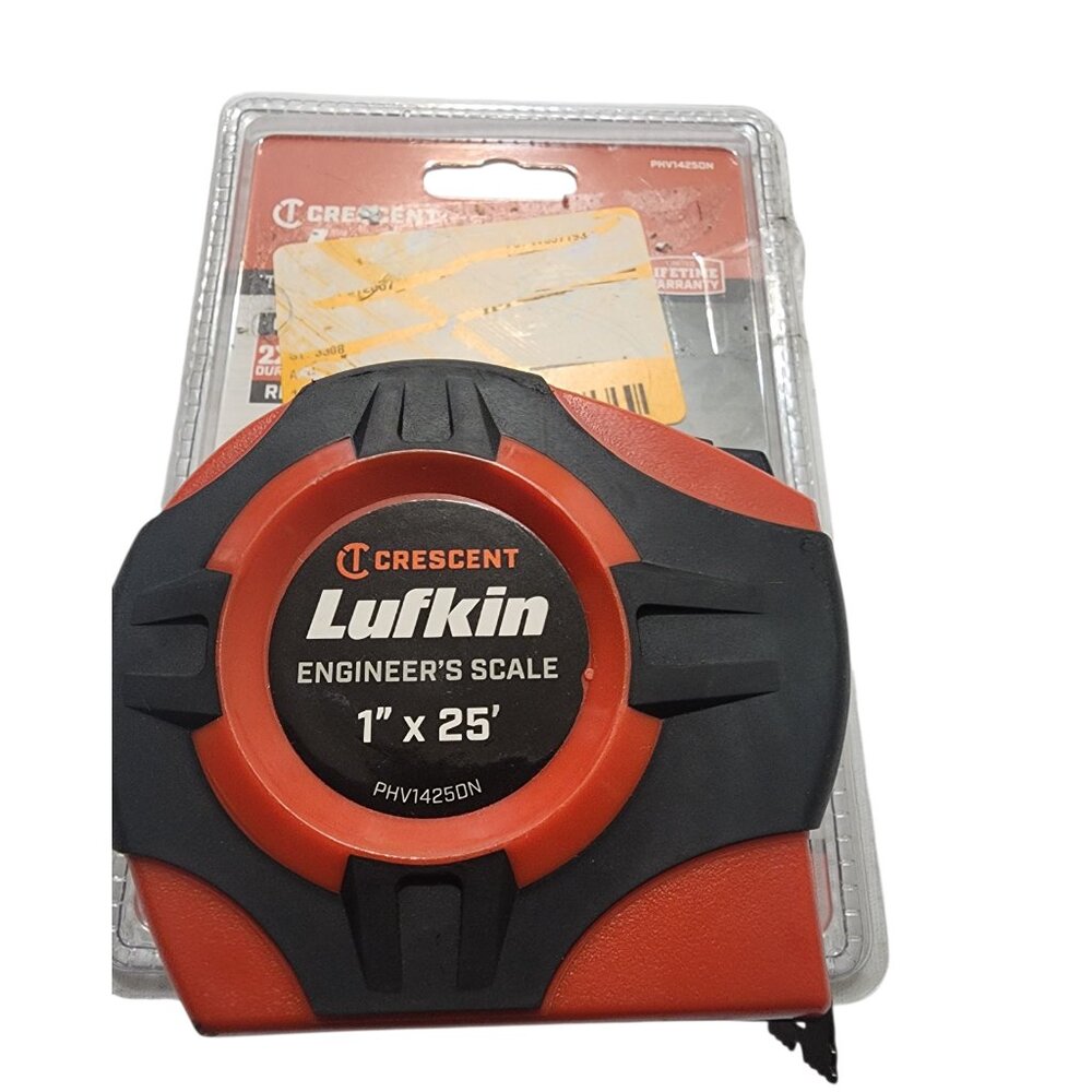 Lufkin PHV1425 Hi-Viz Orange 1" x 25' Power Tape Measure